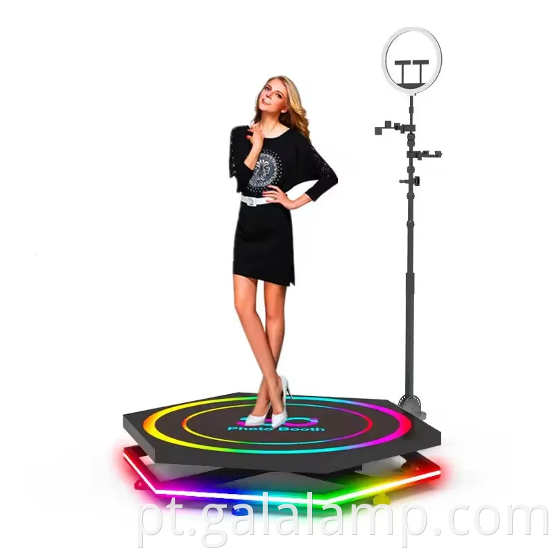 Dispositivo de câmera surround de 360 graus, rotação automática, selfies ao vivo